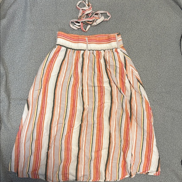 a new day Multicolor Striped A-Line Skirt - Picture 3 of 3